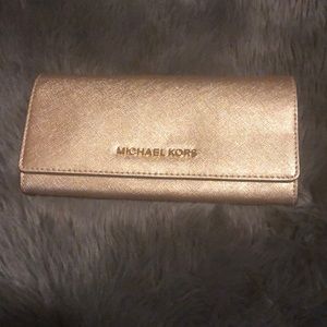 Brand New Gold Michael Kors wallet